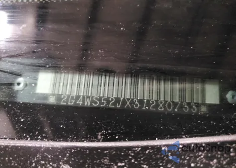 2003 Buick Century Custom из США, поврежденный, VIN 2G4WS52JX31280733